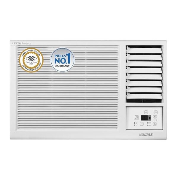 Voltas 1 Ton 3 star Fixed Speed Window AC (Copper, Sleep Mode, Memory Restart, Anti Dust Filter, 123 Vectra Platina, White)