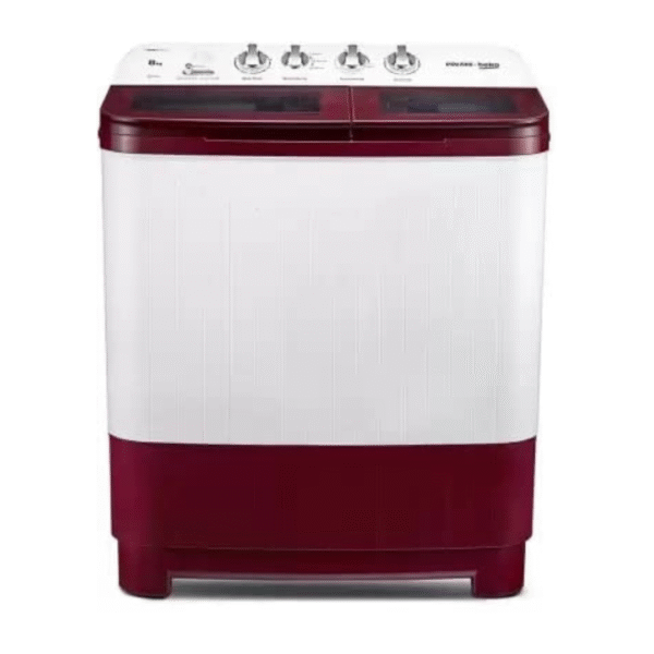 Voltas Beko 8 kg Semi Automatic Washing Machine (Burgundy) WTT80DBRG (BURGUNDY) - Image 3