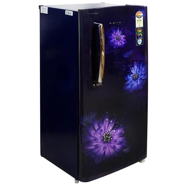 Voltas Beko 185 L, 4 Star, Direct Cool Single Door Refrigerator with Harvest Fresh Technology (RDC220B/W0DBE0MH000GD, Dahlia Blue) - Image 2