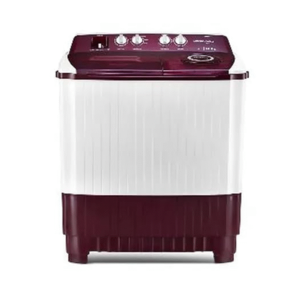 Voltas Beko by A Tata Product 14 kg Semi Automatic Top Load Washing Machine Wine Red, White (WTT140UPA/BRSS)