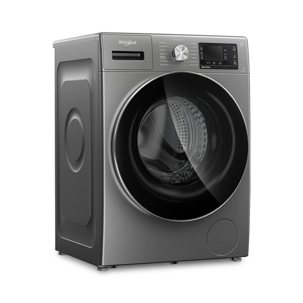 Whirlpool 7kg LCD Touch Ozone Technology Front Load Washing Machine (XO7012BZV, Volcano Grey, Inverter, 1200 RPM, 2022 Model) - Image 3