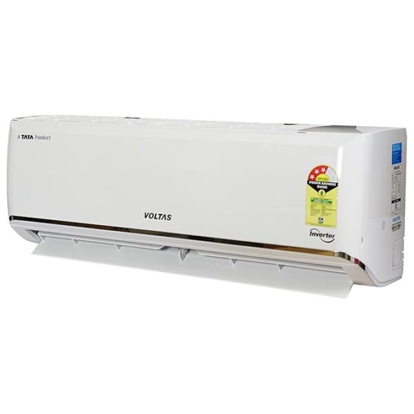 Voltas 1.5 Ton 3 Star Inverter Split AC (Copper, 4-in-1 Adjustable Mode, Anti-dust Filter, 2024 Model, â€Ž183V VECTRA ZEN SILVER, White) - Image 4
