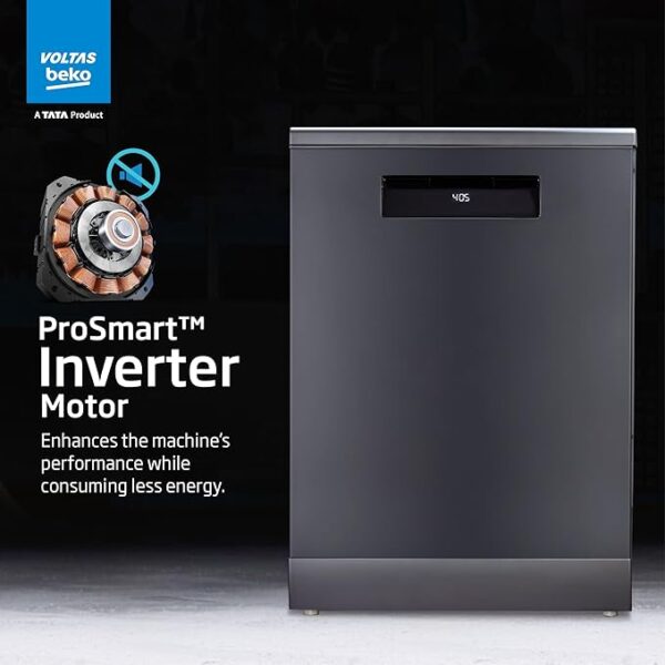 Voltas Beko 15 Place Settings Dishwasher (DF15A) - Image 4