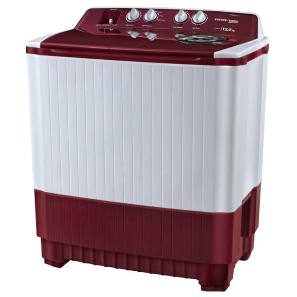 Voltas Beko 12 kg Semi Automatic Washing Machine (Burgundy) WTT120ABRT - Image 5