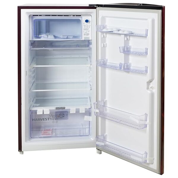 Voltas Beko 185 L, 4 Star, Direct Cool Single Door Refrigerator with Harvest Fresh Technology (RDC220B/W0DWE0MH000GD, Dahlia Wine) - Image 5