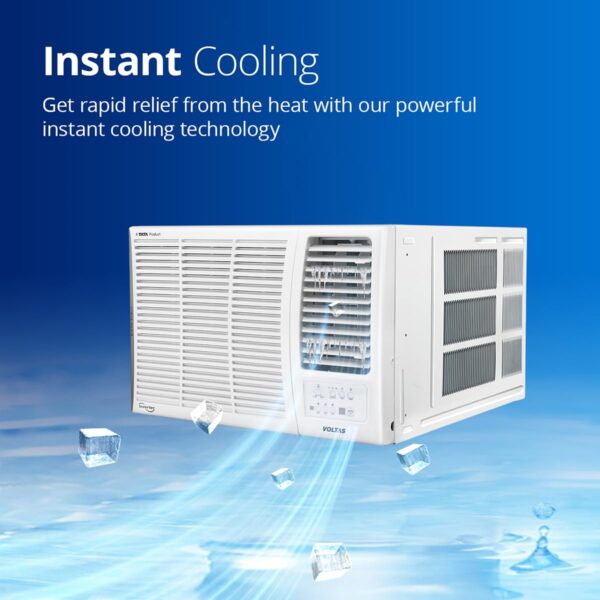 Voltas 1.5 Ton, 5 Star, Inverter Window AC (Copper, 2-in-1 Adjustable Mode, 2024 Model, 185V Vertis Elite, White) - Image 6
