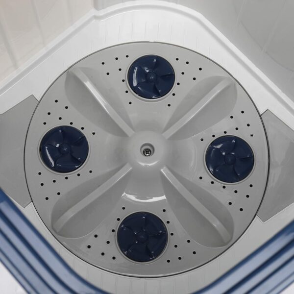 Voltas Beko 8.5 kg Semi-Automatic Top Loading Washing Machine, 2 Casette Filter (WTT85DBLT, Sky Blue) - Image 6