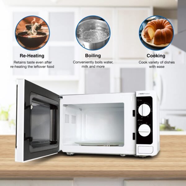 Voltas Beko, A Tata Product 20L, 700W smart solo Microwave oven (MS20MPW10, White) - Image 7