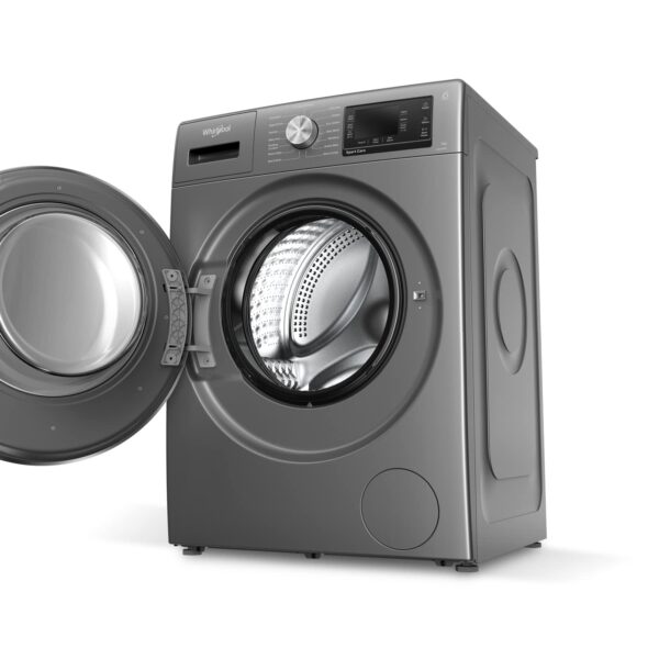 Whirlpool 7kg LCD Touch Ozone Technology Front Load Washing Machine (XO7012BZV, Volcano Grey, Inverter, 1200 RPM, 2022 Model) - Image 7