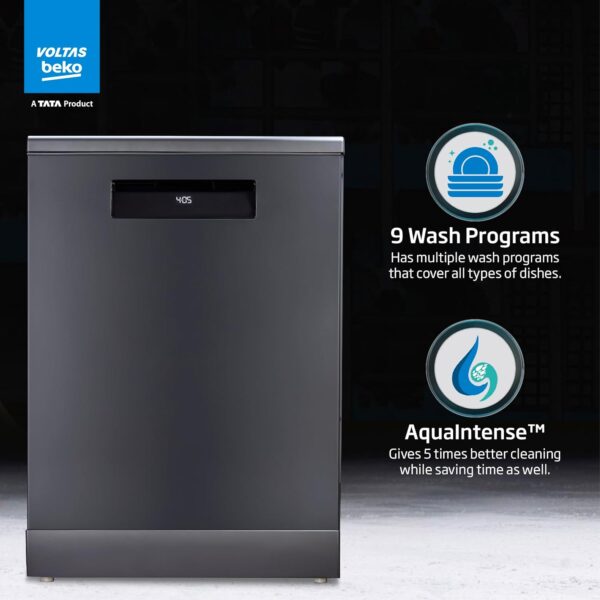 Voltas Beko 15 Place Settings Dishwasher (DF15A) - Image 8
