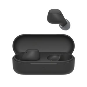 Sony WF-C510 Truly Wireless Bluetooth Earbuds with Mic, TWS, Up to 22 Hours Battery, in Ear, Ambient Sound Mode, Small and Comfortable, IPX4- Black