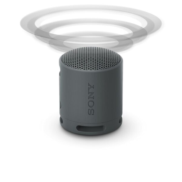 Sony SRS-XB100 Wireless Bluetooth Portable Lightweight Super-Compact Travel Speaker, Extra-Durable IP67 Waterproof & Dustproof, 16 Hour Battery, Versatile Strap, and Hands-Free Calling, Black New - Image 9