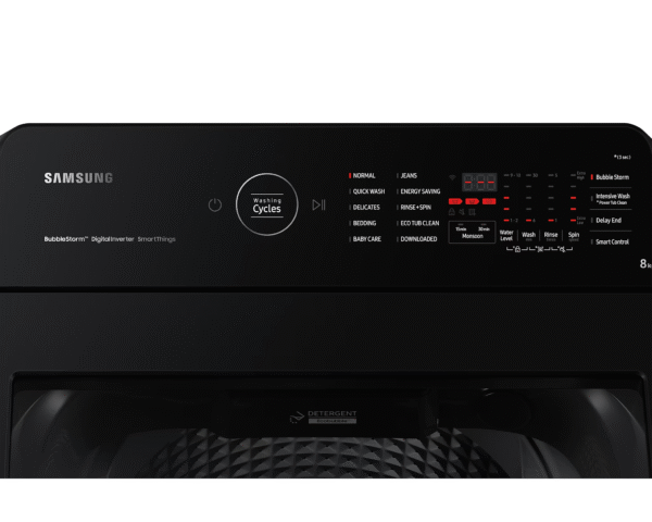8.0 kg Ecobubble™ Top Load Washing Machine with Wi-Fi Connectivity, WA80BG4542BD - Image 10