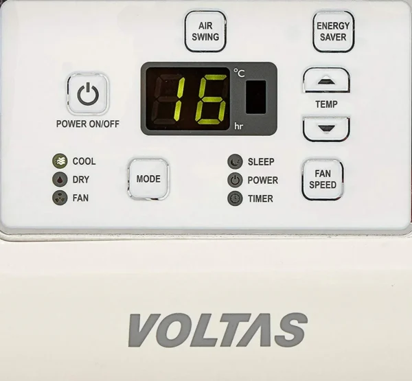 Voltas 183 Vectra Pearl 1.5 Ton 3 Star Window AC – Copper Condenser, Active Dehumidifier, Eco Mode | Fixed Speed - Image 3