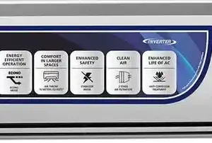 Daikin 1 Ton 3 Star Split Inverter AC - White  (FTKY35UV16W3, Copper Condenser)