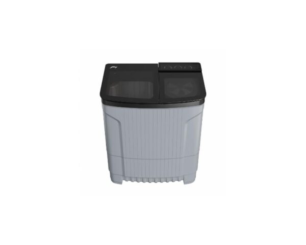 Godrej EDGE ULTIMA 8 Kg 5 star Semi-Automatic Top Loading Washing Machine (WSEDGE ULT 80 5.0 DB2M MIGR, Mist Grey, Stainless Steel Wash and Spin Drum) - Image 2
