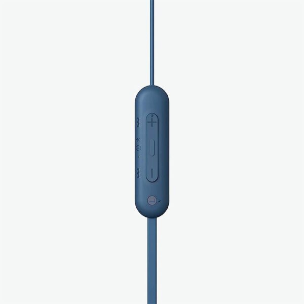 Sony WI-C100 Wireless Headphones with Customizable Equalizer for Deep Bass & 25 Hrs Battery, DSEE-Upscale, Splash Proof, 360RA, Fast Pair, in-Ear Bluetooth Headset with mic for Phone Calls (Black) - Image 2