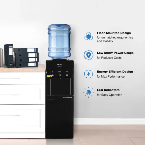 Voltas Minimagic Spring R Plus Black Bottled Water Dispenser - Image 3
