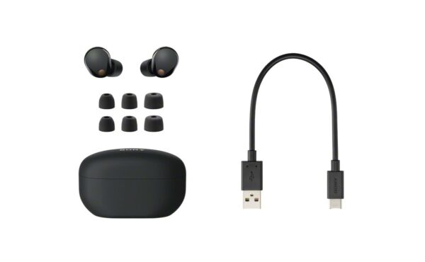 Sony WF-1000XM5 Best Active Noise Cancelling Wireless Bluetooth Earbuds with Mic, TWS, Up to 36 Hours Battery Life - Black - Image 2