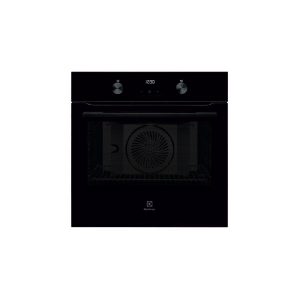 Electrolux 72L 60cm Built-In Oven with 5 Functions, UltimateTaste 500, Glass, Black, KOIGH00KA2