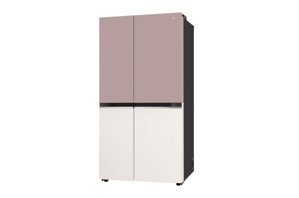 LG 650L GL-B257EPT3 Side-By-Side Refrigerator with DoorCooling+, WiFi Convertible, Multi Air Flow, Objet Collection, Clay Pink - Image 2
