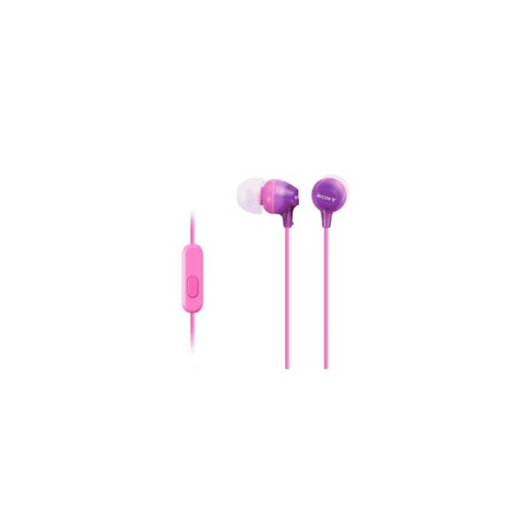Sony MDR-EX15AP EX Stereo Headphones with Mic (Black) - Image 2
