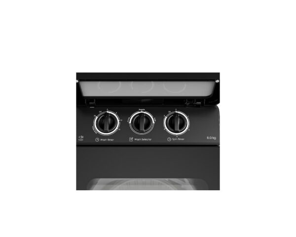 Godrej EDGE ULTIMA 8 Kg 5 star Semi-Automatic Top Loading Washing Machine (WSEDGE ULT 80 5.0 DB2M MIGR, Mist Grey, Stainless Steel Wash and Spin Drum) - Image 6