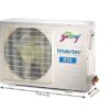 Godrej 2.0 Ton 5 Star, 5-In-1 Convertible Cooling, Inverter Split AC (2023 Model, AC SIC 24LTC5-WWR, White) - Image 2