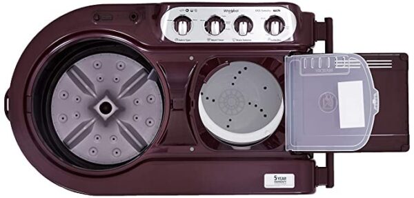 Whirlpool 7.5kg ACE 7.5 SUPER SOAK WINE DAZZLE (10 YR) - Image 4