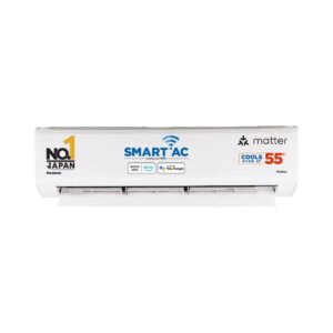 Panasonic EU 7 in 1 Convertible 1.5 Ton 5 Star Inverter Split Smart AC (100% Copper Condenser, CS/CU-EU18BKY5XFM), 55°Tested, PM0.1 Filter, Ag Clean, 4Way Swing, High CFM & Eco tough Outdoor