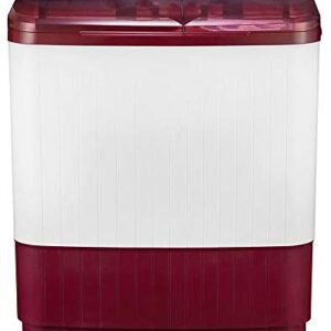 Voltas Beko 8.5 kg Semi-Automatic Top Loading Washing Machine (WTT85DBRT, Burgundy) 2020