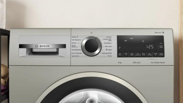 Bosch Series 8 washing machine, front loader 9 kg 1200 rpm (WGA1420SIN) - Image 2