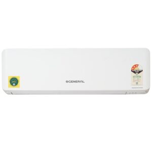 General 1.5 Ton 3 Star Inverter Split AC with Coanda Airflow 15M,Anti Bacterial Filter - White (2025 Model ASGG18CNAA-B, Copper Condenser)