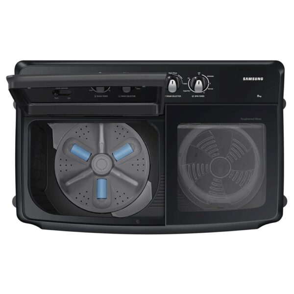 Samsung 8 5 Star Semi-Automatic Top Load Washing Machine Appliance (WT80B3560GB/TL,DARK GRAY) - Image 8