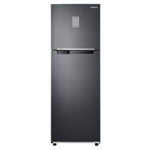 Samsung 256 L, 2 Star, Convertible, Digital Inverter with Display Frost Free Double Door Refrigerator (RT30C3732B1/HL, Black Matt)