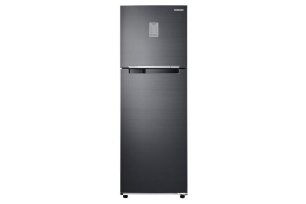 Samsung 256 L, 2 Star, Convertible, Digital Inverter with Display Frost Free Double Door Refrigerator (RT30C3732B1/HL, Black Matt)