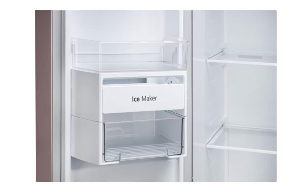LG 650L GL-B257EPT3 Side-By-Side Refrigerator with DoorCooling+, WiFi Convertible, Multi Air Flow, Objet Collection, Clay Pink - Image 9