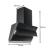 Faber 75 Cm 1350 M3/Hr Autoclean Slant Chimney, Filterless, Lifetime On Motor, 5 Yr Comprehensive Warranty, (Hood Zenith FL SC AC BK 75,Touch & Gesture Control,Black) - Image 2