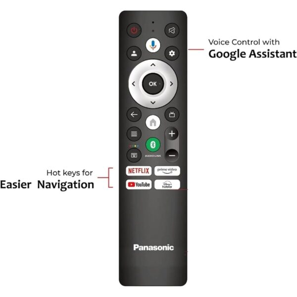 Panasonic 108 cm (43 inches) 4K Ultra HD Smart LED Google TV TH-43MX740DX (Black, 4K Color Engine, HDR 10, Dolby Digital, Chromecast Built-in) - Image 2