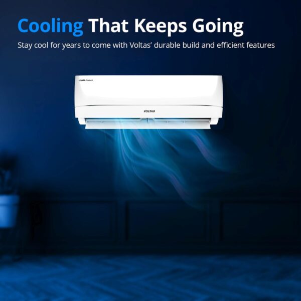 Voltas 2024 Model 1.5 Ton 3 Star Split Inverter AC - Ivory White  (183V VECTRA ZENITH SILVER (4503752), Copper Condenser) - Image 2