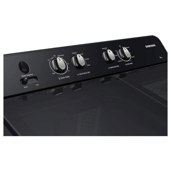 Samsung 8 5 Star Semi-Automatic Top Load Washing Machine Appliance (WT80B3560GB/TL,DARK GRAY) - Image 3