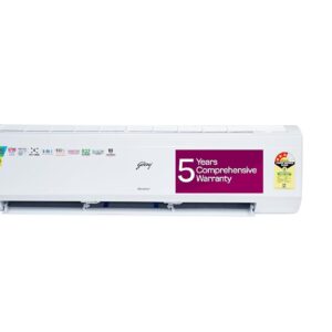 Godrej 1.7 Ton 3 Star, 5 Years Comprehensive Warranty, 5-In-1 Convertible Cooling, Inverter Split AC (Copper, Turbo Cooling at 52°C, 2024 Model, SIC 20ITC3-WYS, White)