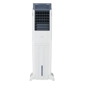 Voltas Slimm 35T Tower Air Cooler for Home, Honey Comb Cooling Pads with 3 Speed Control Functions, 35 Litres, White