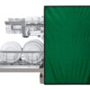 The Furnishing Tree Dishwasher Cover compatible for IFB Neptune FX Free-Standing 12 Place Settings Green