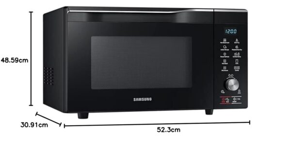 Samsung 32 L Convection Microwave Oven (MC32A7056CK/TL, Black, Slimfry) - Image 2