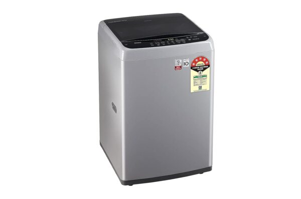 LG 7 kg 5 Star Smart Inverter Technology Fully Automatic Top Load Washing Machine (T70SPSF1ZA, Silver) - Image 3