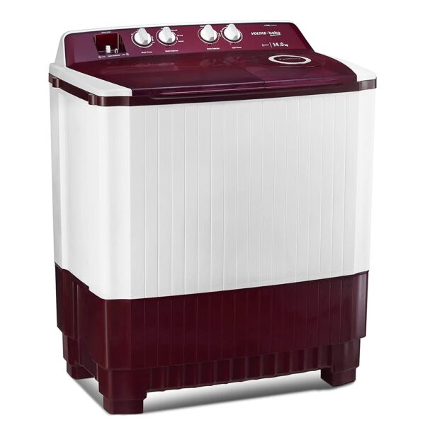 Voltas Beko WTT140ABRT 14 kg Semi Automatic Washing Machine (Burgandy) - Image 2