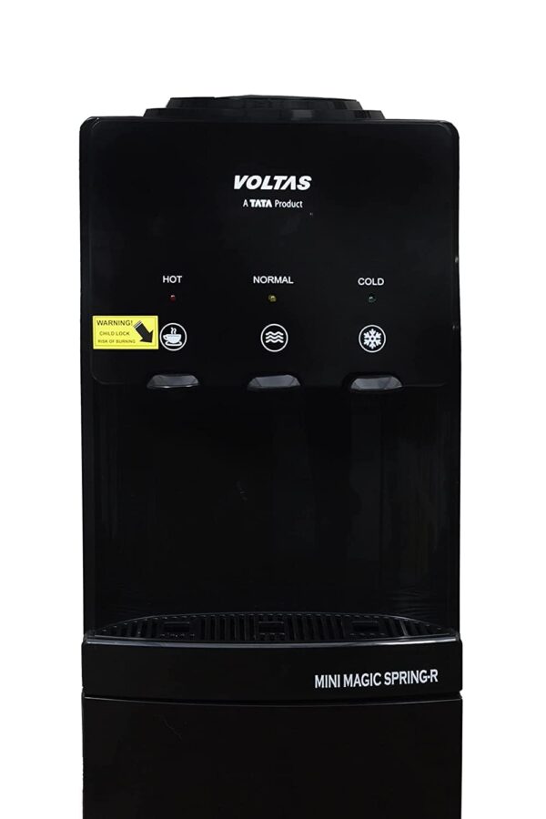Voltas Floor Mounted Water Dispenser Minimagic Spring R V Plus Black 2023, 2 L & 3 L - Image 4