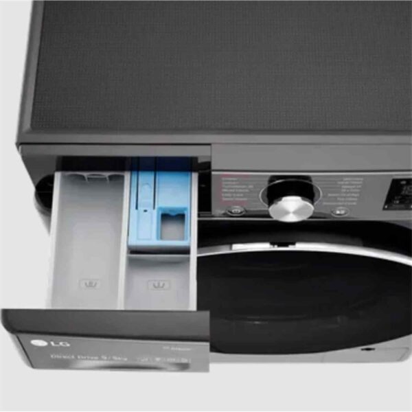 LG 9 kg/5 kg 5 Star WiFi Fully Automatic Front Load Washer Dryer (In-built Heater, FHD0905STB, Black) - Image 2