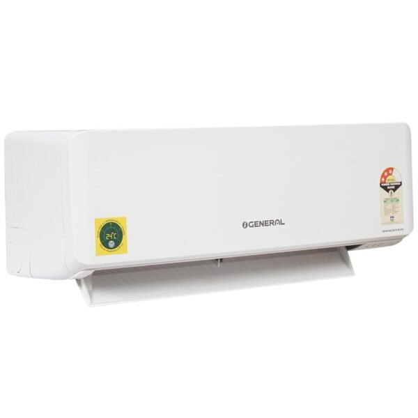 General 1.5 Ton 3 Star Inverter Split AC with Coanda Airflow 15M,Anti Bacterial Filter - White (2025 Model ASGG18CNAA-B, Copper Condenser) - Image 2